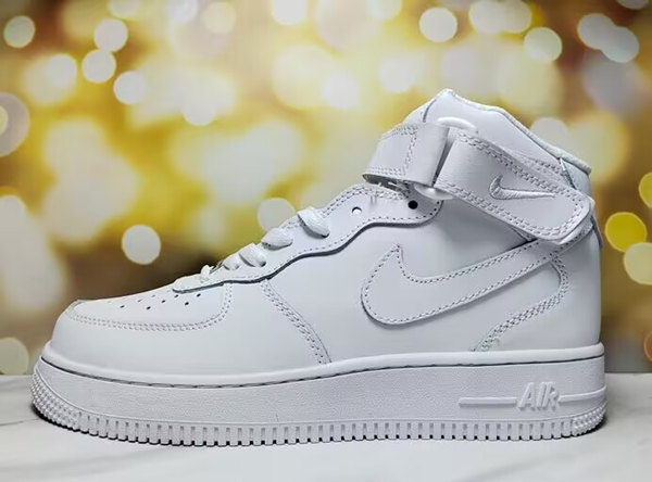 Men's Air Force 1 High Top White Shoes 0228
