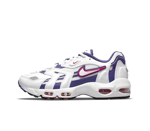 Women's Running weapon Air Max 96 Purple/White Shoes 011