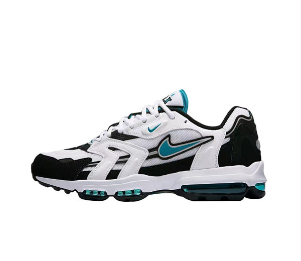 Women's Running weapon Air Max 96 Black/White Shoes 010