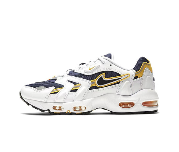 Women's Running weapon Air Max 96 Gold/White Shoes 012