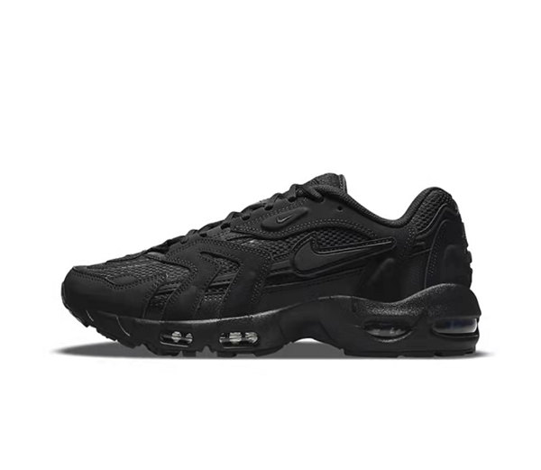 Women's Running weapon Air Max 96 Black Shoes 001