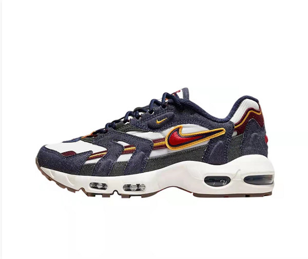 Women's Running weapon Air Max 96 Blue/White Shoes 004