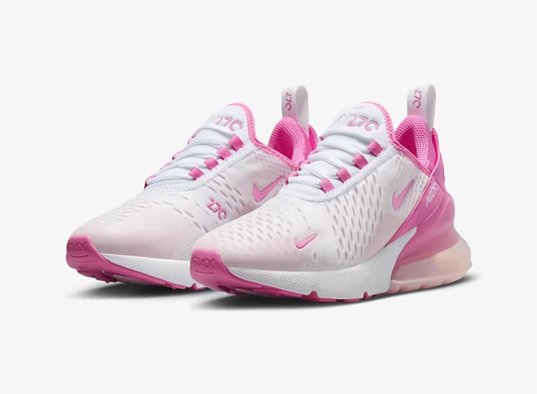 Men's Hot sale Running weapon Air Max 270 Pink Shoes 0124