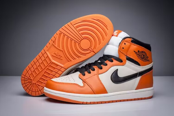 Men's Running Weapon Air Jordan 1 Orange Shoes 390