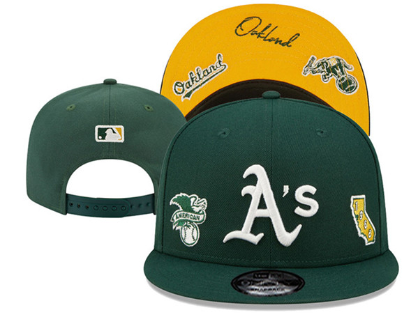 Oakland Athletics Stitched Snapback Hats 021
