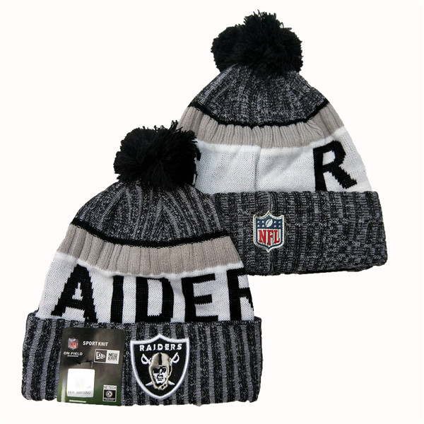 NFL Oakland Raiders Knit Hats 019