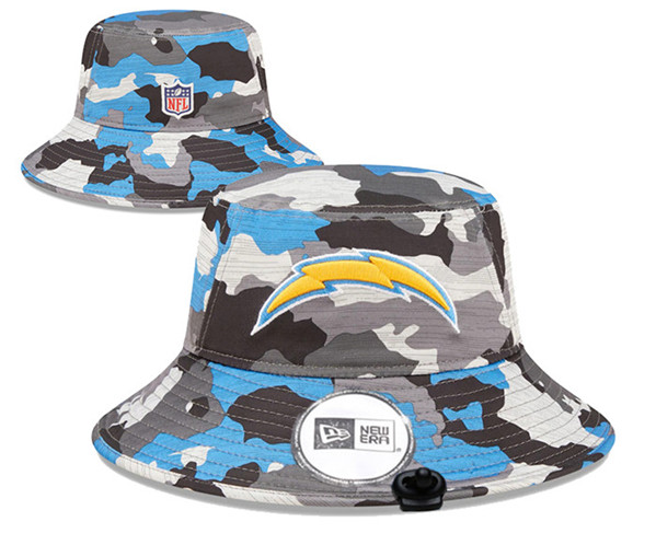 Los Angeles Chargers Stitched Bucket Fisherman Hats 037