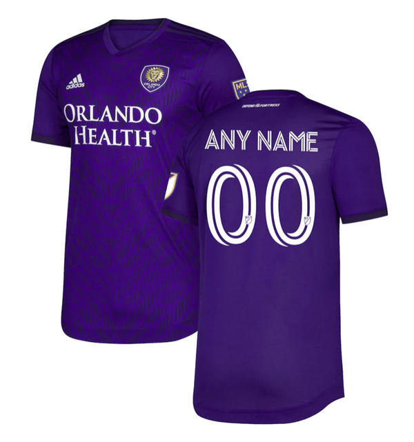 Men's Orlando City SC Purple Bring The Noise Custom Football jersey