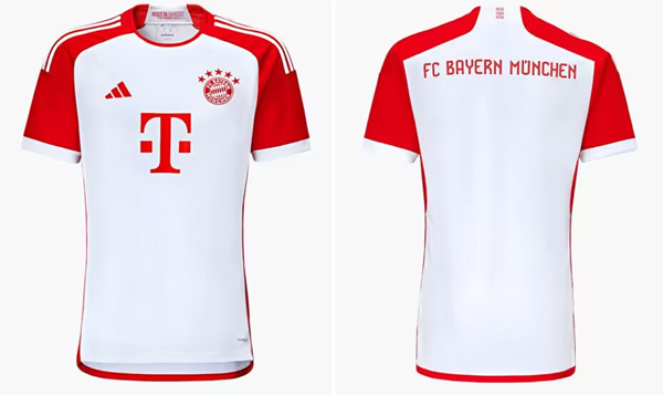 Men's FC Bayern München 2023/2024 home Soccer Jersey