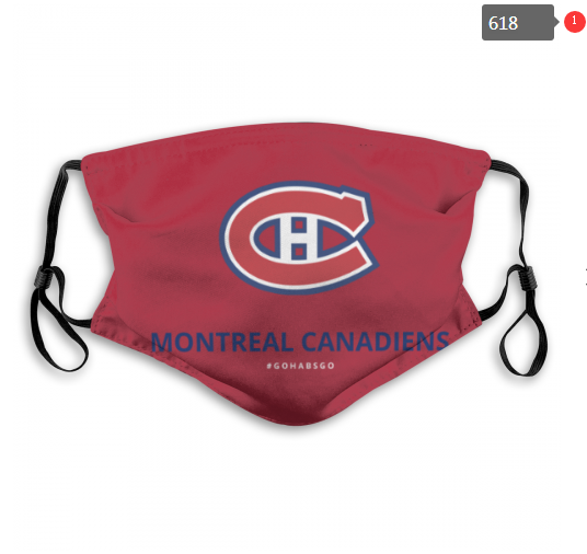 Canadiens Face Mask 00618 Filter Pm2.5 (Pls Check Description For Details) Canadiens Mask