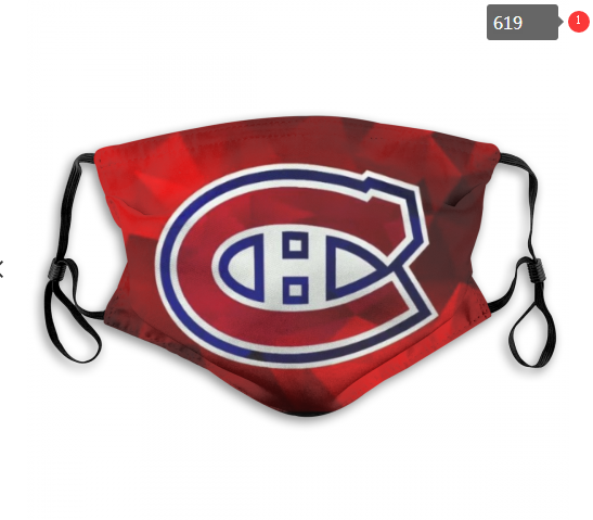 Canadiens Face Mask 00619 Filter Pm2.5 (Pls Check Description For Details) Canadiens Mask