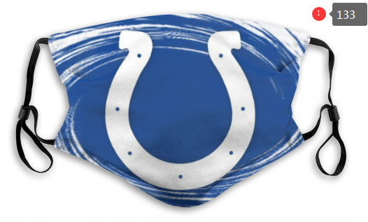 Colts Sports Face Mask 00133 Filter Pm2.5 (Pls Check Description For Details)