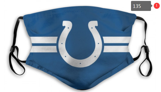 Colts Sports Face Mask 00135 Filter Pm2.5 (Pls Check Description For Details)
