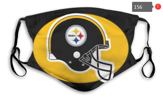 Steelers Sports Face Mask 00156 Filter Pm2.5 (Pls Check Description For Details)