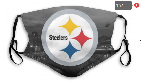 Steelers Sports Face Mask 00157 Filter Pm2.5 (Pls Check Description For Details)