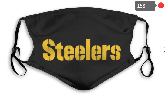 Steelers Sports Face Mask 00158 Filter Pm2.5 (Pls Check Description For Details)