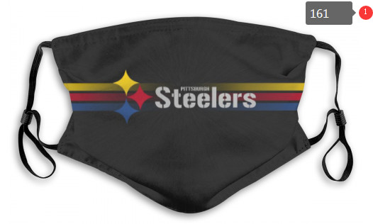 Steelers Sports Face Mask 00161 Filter Pm2.5 (Pls Check Description For Details)