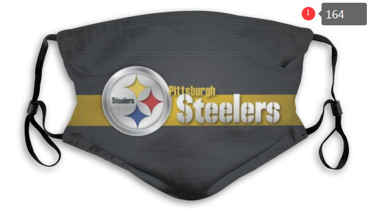 Steelers Sports Face Mask 00164 Filter Pm2.5 (Pls Check Description For Details)