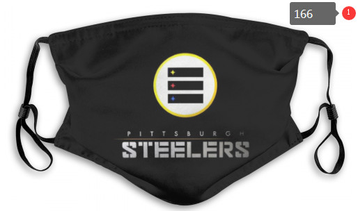 Steelers Sports Face Mask 00166 Filter Pm2.5 (Pls Check Description For Details)