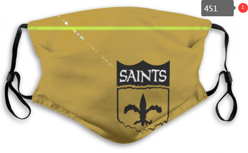 Saints Sports Face Mask 00451 Filter Pm2.5 (Pls Check Description For Details)