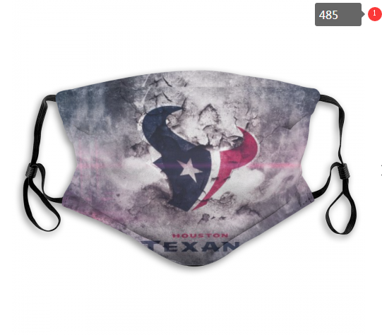 Texans Sports Face Mask 00485 Filter Pm2.5 (Pls Check Description For Details)