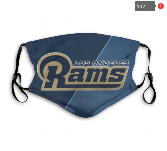 Rams Sports Face Mask 00502 Filter Pm2.5 (Pls Check Description For Details)