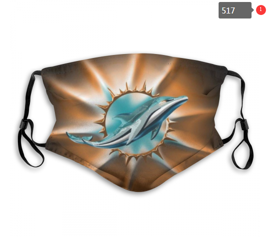 Dolphins Sports Face Mask 00517 Filter Pm2.5 (Pls Check Description For Details)