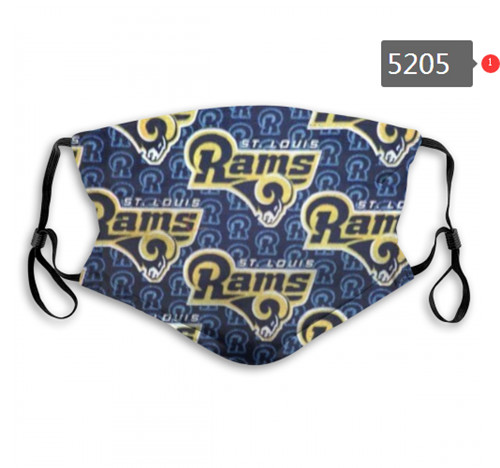 Rams Sports Face Mask 05205 Filter Pm2.5 (Pls Check Description For Details)