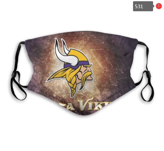 Vikings Sports Face Mask 00531 Filter Pm2.5 (Pls Check Description For Details)