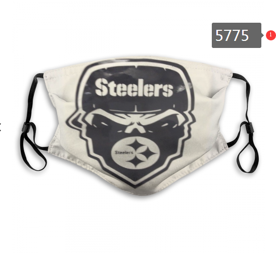 Steelers Sports Face Mask 05775 Filter Pm2.5 (Pls check description for details)