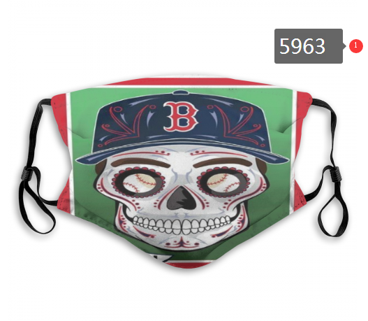 Red Sox Face Mask 05963 Filter Pm2.5 (Pls Check Description For Details) Red Sox Mask