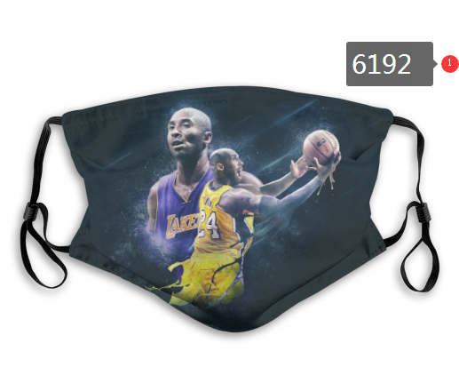 Lakers Kobe Bryants Face Mask 06192 Filter Pm2.5 (Pls check description for details) Lakers Face Mask