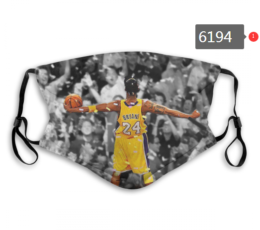 Lakers Kobe Bryants Face Mask 06194 Filter Pm2.5 (Pls check description for details) Lakers Face Mask