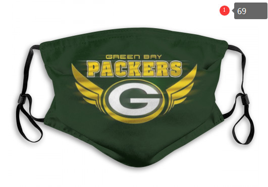 Packers Face Mask 0069 Filter Pm2.5 (Pls Check Description For Details) Packers Mask