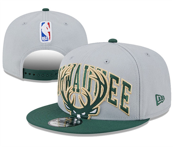 Milwaukee Bucks Stitched Snapback Hats 0035