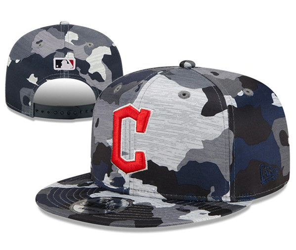 Cleveland Guardians Stitched Snapback Hats 014