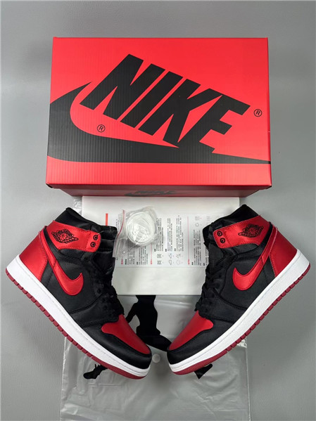Men's Running Weapon Air Jordan 1 Red/Black Shoes 593