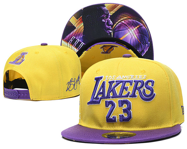NBA Los Angeles Lakers Stitched Snapback Hats 024