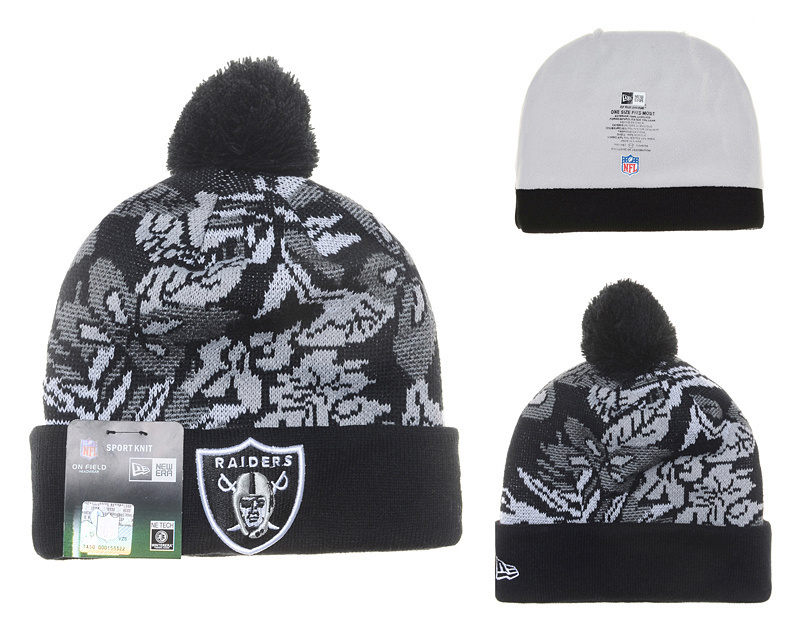 NFL Oakland Raiders Stitched Knit Hats 023